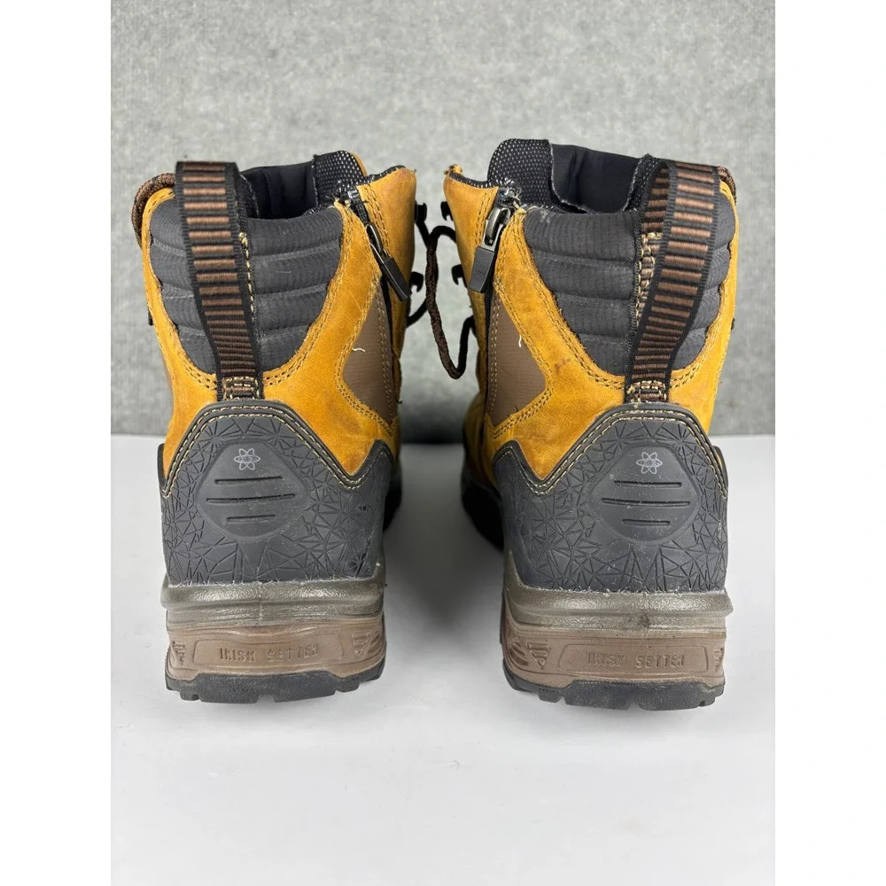 Irish Setter Kasota 83636 Waterproof Side Zip Work Boots 11 Brown